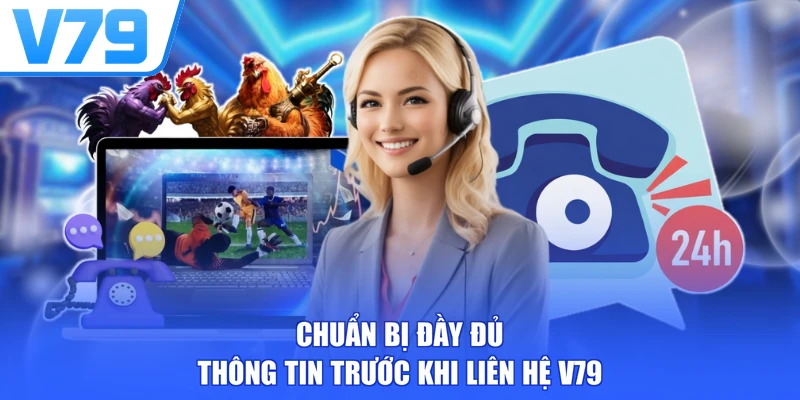 Chuẩn bị đầy đủ thông tin trước khi liên hệ V79